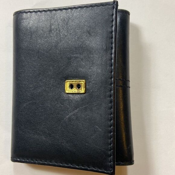 Vintage Liz Claiborne Genuine Lether Black Wallet Bag - Picture 11 of 12